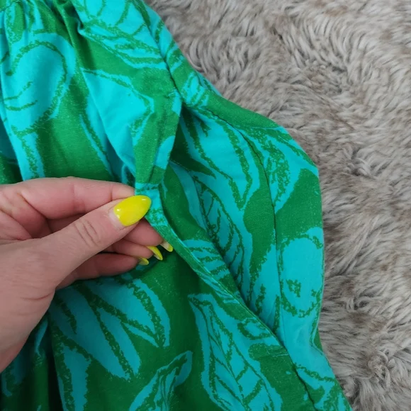 Free‎ People Copa Cabana 2 Piece Skirt Set In Teal Combo Women's Size XL - Picture 6 of 15